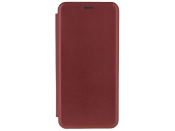 Чохол-книжка шкіра для Xiaomi Poco F3 Колір Бордовий