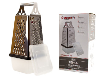 Терка многофункциональная с контейнером 4в1