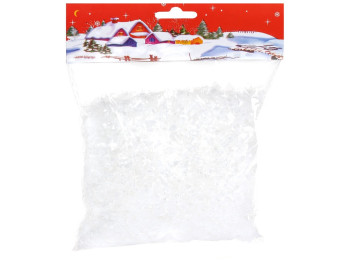 Искусственный снег для декора в пакете, 100г