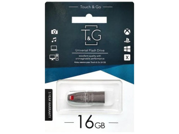 USB-флешнакопичувач T&G Chrome 115 металевий, 16 ГБ
