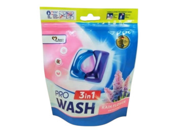 Капсулы для стирки ProWash 3 в 1 Цветок дождя, 15 штук