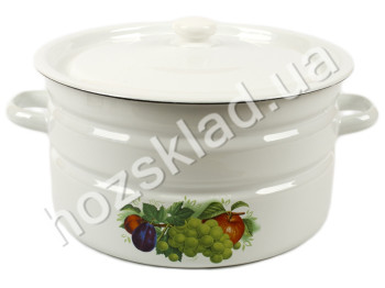 Бак Idilia з кришкою "Дари літа" 14л