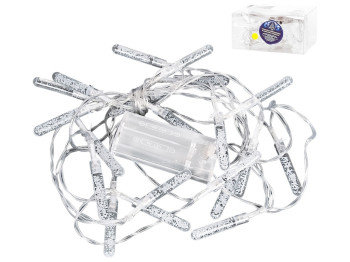 Гирлянда светодиодная Firefly, желтая, 3м, 20led, 2AA