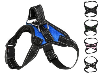 Шлейка для собак регулируемая XS, 34–44 см, 5 цветов (цена за 1шт)