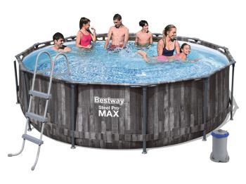 Бассейн каркасный круглый Steel Pro MAX. Bestway 5614X