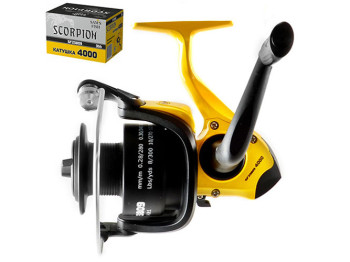 Котушка Sams Fish Scorpion 4000 3bb пластик. шпуля