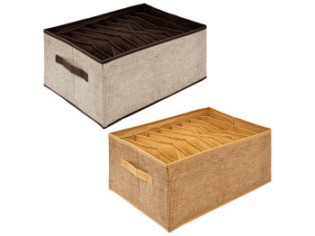 Коробка-органайзер для хранения белья, 9 отделений, 44x30x20см