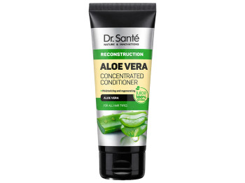 Бальзам-кондиционер для волос Dr.Sante Aloe Vera Реконструкция, с алоэ вера и кератином, 200мл