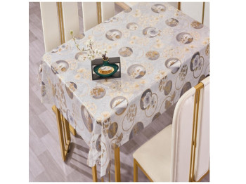 Клеенка жидкое стекло Laser, с голографическим рисунком, ПВХ, 1,37×20м (цена за рулон)