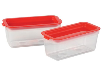 Мини-контейнеры для заморозки PURITY 15х7х6см 300мл (цена за набор 2шт) 74336