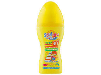 Спрей солнцезащитный детский Sun Marina Kids водостойкий, с пантенолом SPF30 150мл