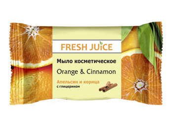 Мыло косметическое Fresh Juice Orange & Cinnamon апельсин и корица 75г