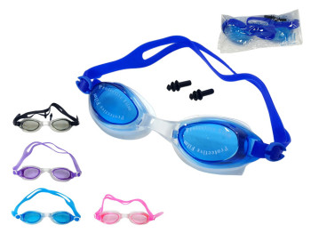 Окуляри для плавання Swimming Goggles, 12-18 років 5 кольорів