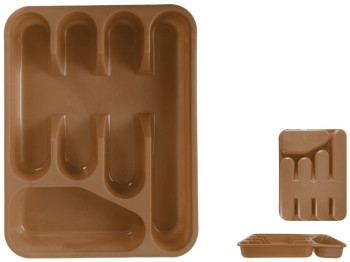 Лоток для столовых приборов (цвет бежевый) Консенсус