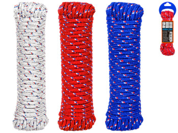 Веревка полипропиленовая Kmt Tools, 15м×0,5см, 3 цвета