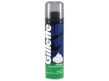 Піна для гоління GILLETTE Menthol (з ароматом ментолу) 200мл