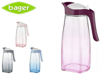 Глечик 1шт BAGER Colour MIX 1,5л 33548