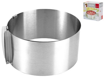 Форма для випікання Круг, розсувна, 16-30х8см