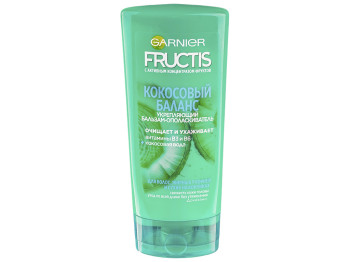 Бальзам-ополіскувач Garnier Fructis "Кокосовий баланс" для сухого волосся, жирних на коренях 200мл