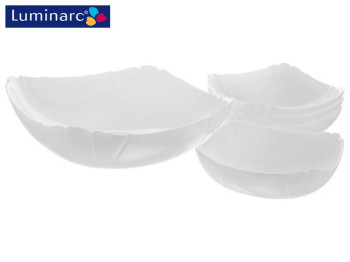 Набор салатников Luminarc LOTUSIA 5 предметов (4шт - 15см, 1шт - 24,5см) 04661