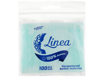 Ватные палочки Linea косметические, в полиэтиленовом пакете с зиплоком 100шт