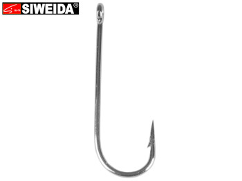 Крючок рыболовный одинарный Siweida №10 18х5мм (цена за упаковку 50шт)