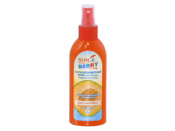 Солнцезащитный крем для загара "Sun Berry" ускоряющий загар Дыня и Манго 150 мл
