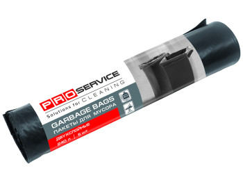 Пакеты для мусора PRO service Professional двухслойные черные 240л 5шт 16207200