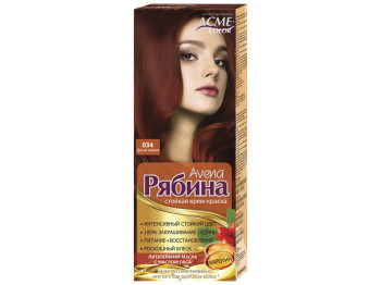 Крем-фарба Acme-color "Горобина Avena" Дика вишня тон 034