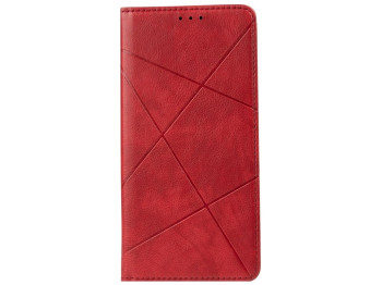 Чехол-книжка Business Leather для Realme 9i Цвет Красный