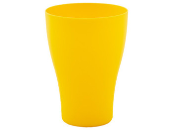 Стакан 250мл, 8х11см колір жовтий) 167096