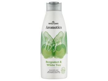 Гель для душу Aromatics vegan hope, бергамот та білий чай, з пребіотиками, 600 мл