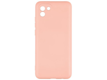 Чехол Full Case TPU+Silicone Touch No Logo для Samsung A03 4G Цвет 12, Pink