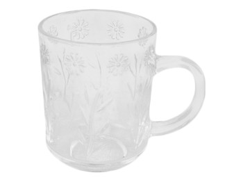 Чашка Цветок стеклянная 220мл