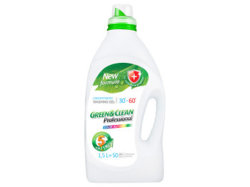 Гель для прання Green&Clean Professional для кольорового одягу, 50 прань 1,5л
