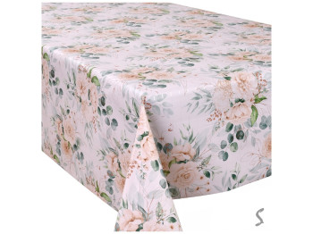 Клеенка Europe, на тканевой основе, ПВХ, 1,40×20м, дизайн Floral Harmony (цена за рулон)