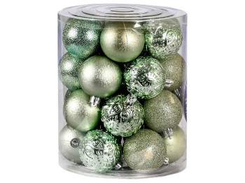 Набор елочных шаров, 6см (цена за набор 26шт)