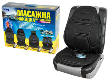 Накидка на сиденье M-96029 с подогревом (5 моторов) черная