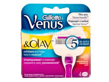 Картриджі змінні Venus & Olay Sugarberry для станка 4шт