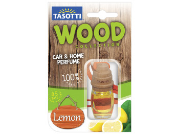 Освежитель воздуха на зеркало Tasotti Wood пробковый Lemon 7мл
