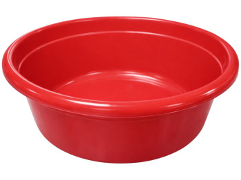 Таз круглый Консенсус, пластик, 50л, 62×25,5см, цвет красный