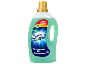 Гель для стирки Der Waschkonig Universal, для белого и цветного белья, 1,5 л, 50 циклов