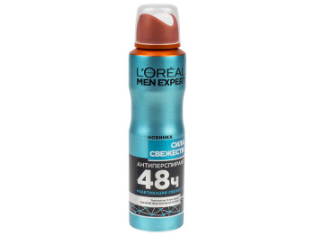 Дезодорант-антиперспирант L'oreal Men для тела "Сила свежести" эффект 48 часов 150мл