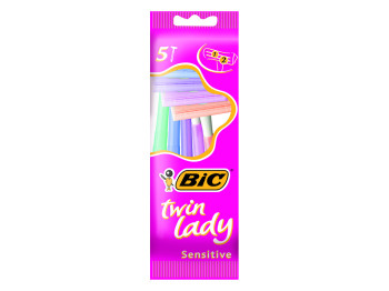 Станки для бритья Bic Twin lady 2 лезвия (цена за набор 5шт)