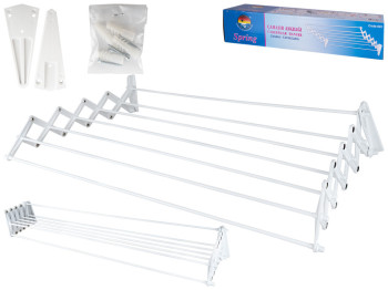 Сушилка для белья гармошка раздвижная настенная 60см