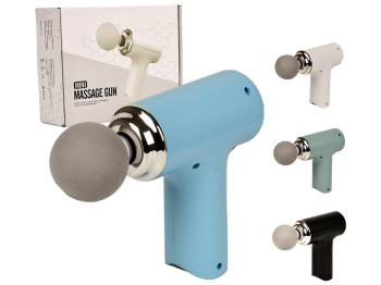 Массажер-пистолет для тела портативный USB, 13х16,5х4см