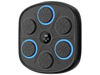 Тренажер боксерский настенный, музыкальный, с Bluetooth, USB, 9 режимов, пластик ABS+PP, 47×42×7,5см