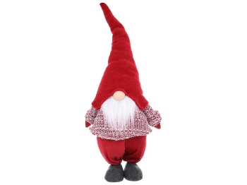 Мягкая игрушка Гном, 30x18x73см, цвет – красный