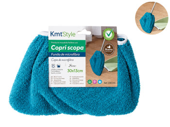 Насадка для метлы KmtStyle, из микрофибры, 30×13 см, бирюзовая