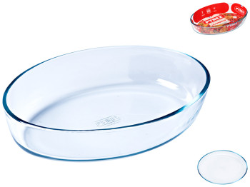 Форма скляна Pyrex, овальна, 35х24х6см, 3,1л, 31376100006